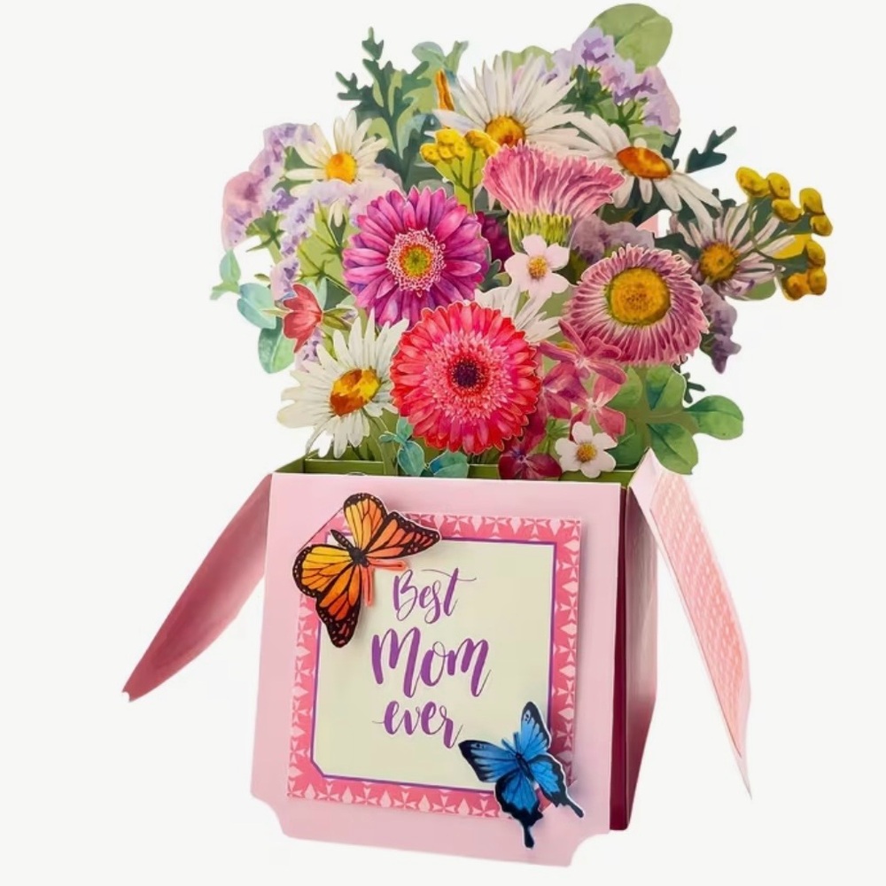 Floral Butterfly Pop Up Mother’s Day Card